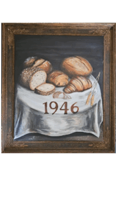 Tableau "Simon et la Maison 1946"